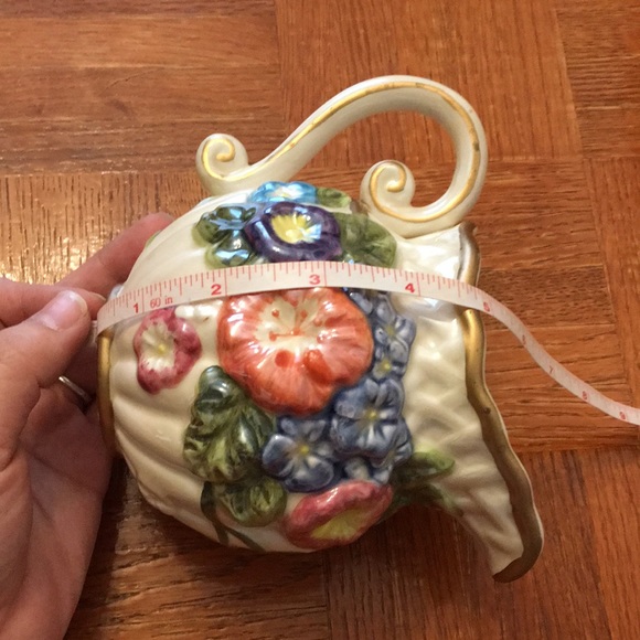 🥨TRADED🥨 Vintage Ceramic Pitcher💐Cottagecore Decor💐 - Picture 11 of 11